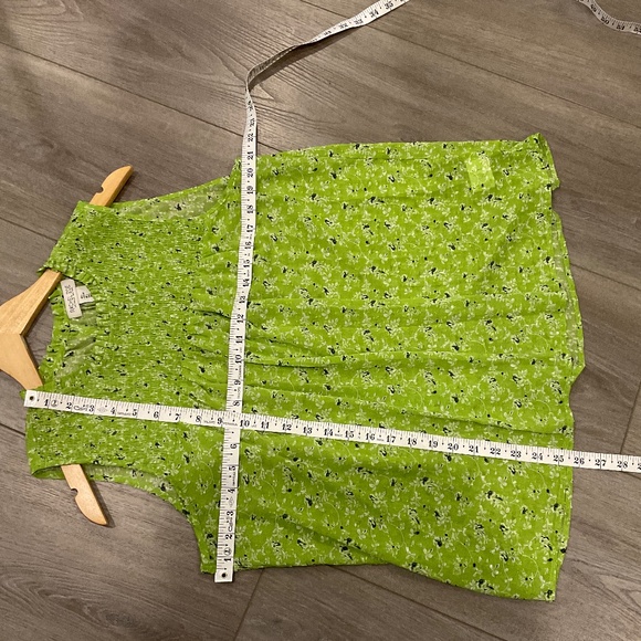 RACHEL  ZOE Sleeveless Top Green Size Large - Picture 8 of 10